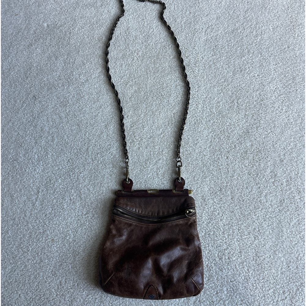 Leather Crossbody bag in brown